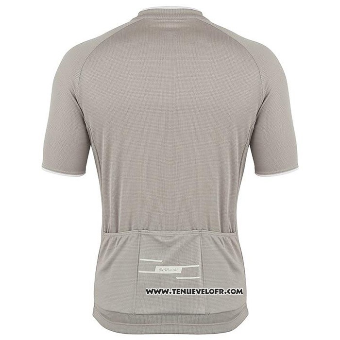 2020 Maillot Cyclisme De Marchi Lumiere Gris Manches Courtes et Cuissard